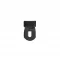 010-1 Hole Type Trouser Hook Part - Avrupa Siyah Oksit