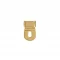 010-1 Hole Type Trouser Hook Part - Sıcak Sarı Free Nikel