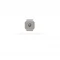 102-1 Hole Type Trouser Hook Part - Mat Free Nikel