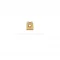 102-2 Hole Type Trouser Hook Part - Sıcak Sarı Free Nikel
