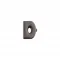 103-2 Trouser Hook Part - Siyah Free Nikel