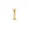 162-2 Skırt Hook Part - Sıcak Sarı Free Nikel