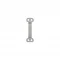 162-2 Skırt Hook Part - Mat Free Nikel