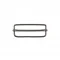 4.5 Cm Adjustment Buckle Wıth Sıngle Adjustment - Siyah Nikel*