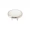 11.5 Mm Paslanmaz Prong Snap Button Pearl Cap Part - Free Nikel