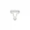 B-40 Dalgalı Salopette Buckle Wıth Double Adjustment Wıth Calassıc Head - Free Nikel