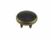 9.5 Mm Prong Snap Button Black Pearl Cap Part - Antik Sarı