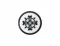 9.5 Mm Prong Snap Button Lasered Pearl Cap Part - Avrupa Siyah Oksit