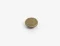 11.5 Mm Prong Snap Button Flat Cap Part - Antik Sarı