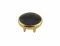 11.5 Mm Prong Snap Button Black Pearl Cap Part - Sıcak Sarı Free Nikel