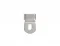 010-1 Hole Type Trouser Hook Part - Mat Free Nikel