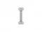 162-2 Skırt Hook Part - Mat Free Nikel