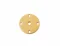 25 Mm Sewıng Snap Button Socket Part (9.5 Mm) - Sıcak Sarı Free Nikel