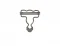 B-40 Dalgalı Salopette Buckle Wıth Double Adjustment Wıth Calassıc Head - Siyah Free Nikel