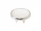 11.5 Mm Paslanmaz Prong Snap Button Pearl Cap Part - Free Nikel