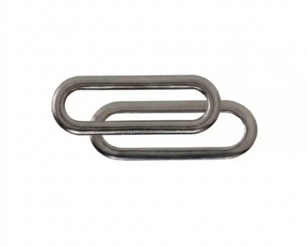 1 No Oval Pul - Siyah Free Nikel