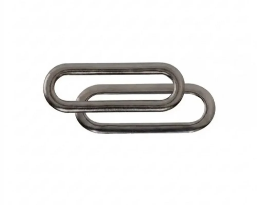 1 No Oval Pul - Siyah Nikel*