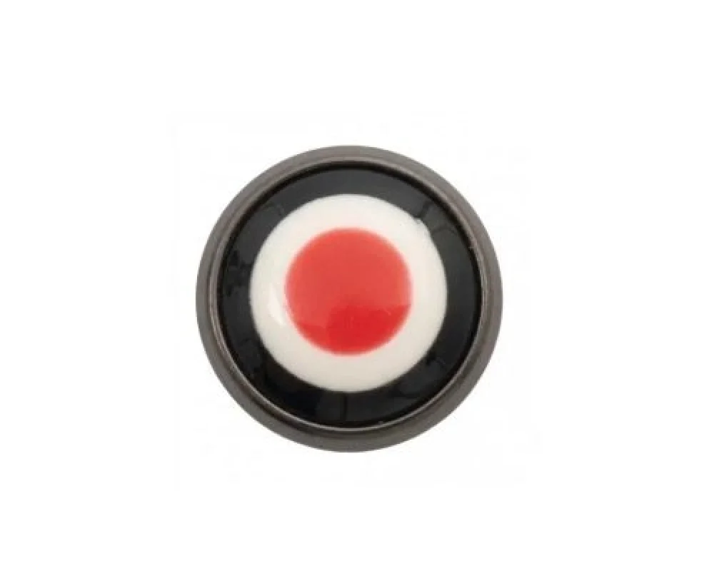 11.5 Mm Damarlı Kafa Parça Klıkıt Çıtçıt ( Dmr01 ) - Siyah Nikel*