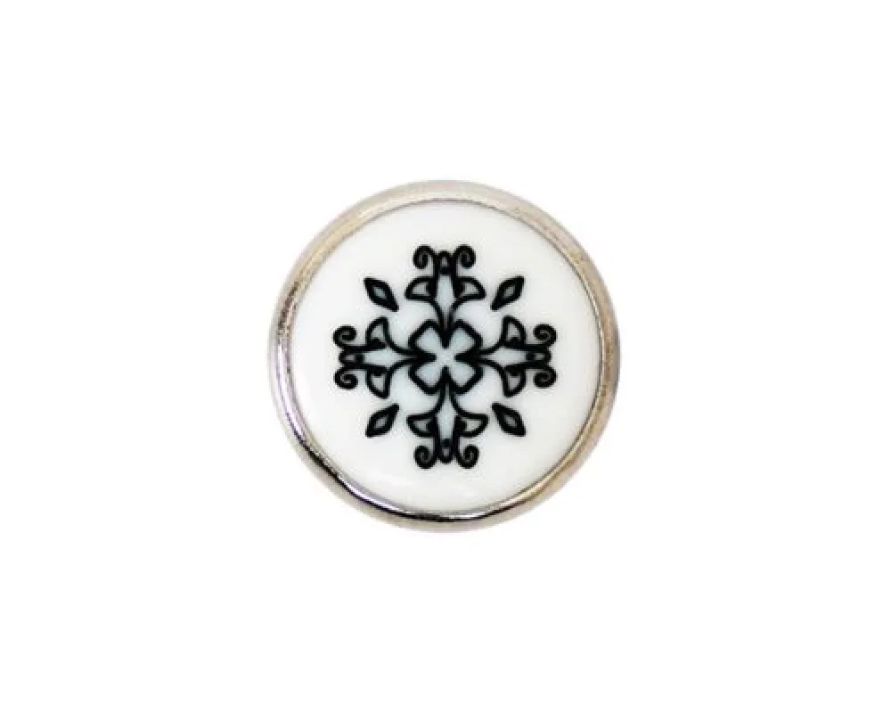 11.5 Mm Tek Lazerli Sedef Kafa Parça Klikıt Çıtçıt - Free Nikel