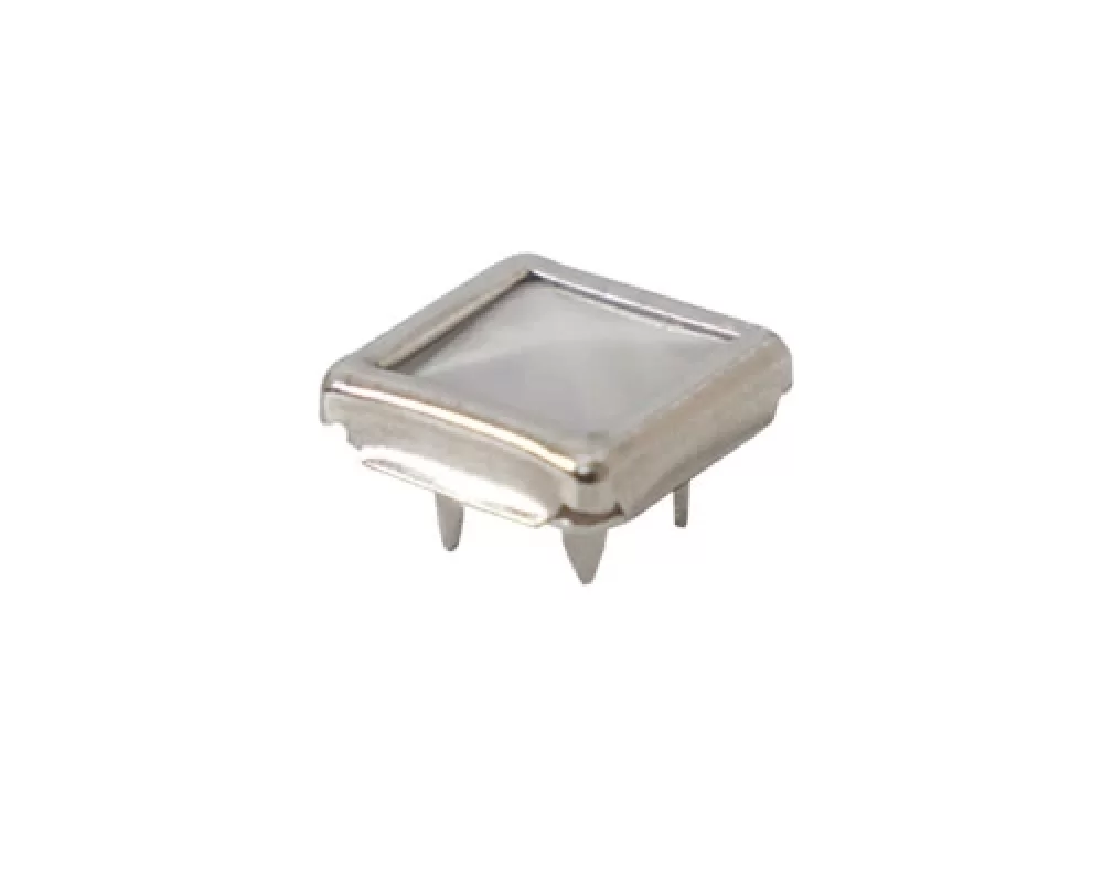 11X11 Mm Kare Sedefli Kafa Parça Klikıt Çıtçıt - Free Nikel