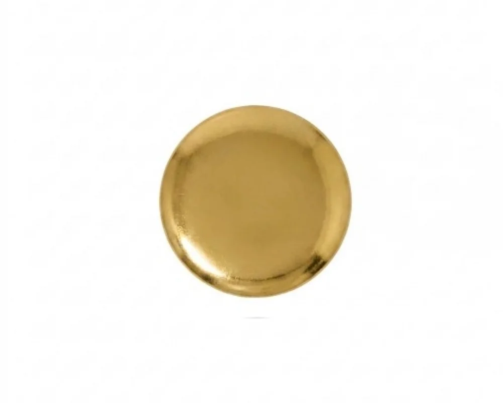 12.5 Mm 54 Kapak Parça Sac - Sarı Nikel*
