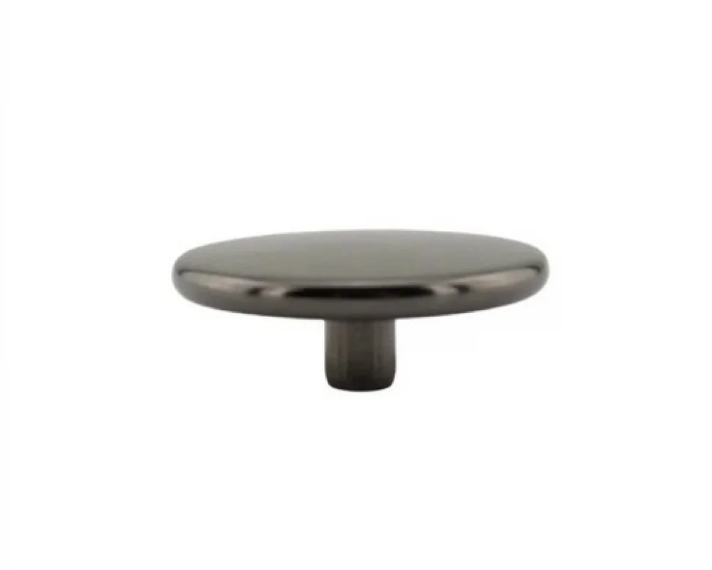 13 Mm 54 Düz Kapak Parça Çıtçıt - Siyah Nikel*