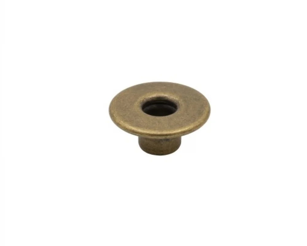 17 Mm Staınless Steel Hollow Leg Jean Button (Mgn Kp-As) - Antik Sarı