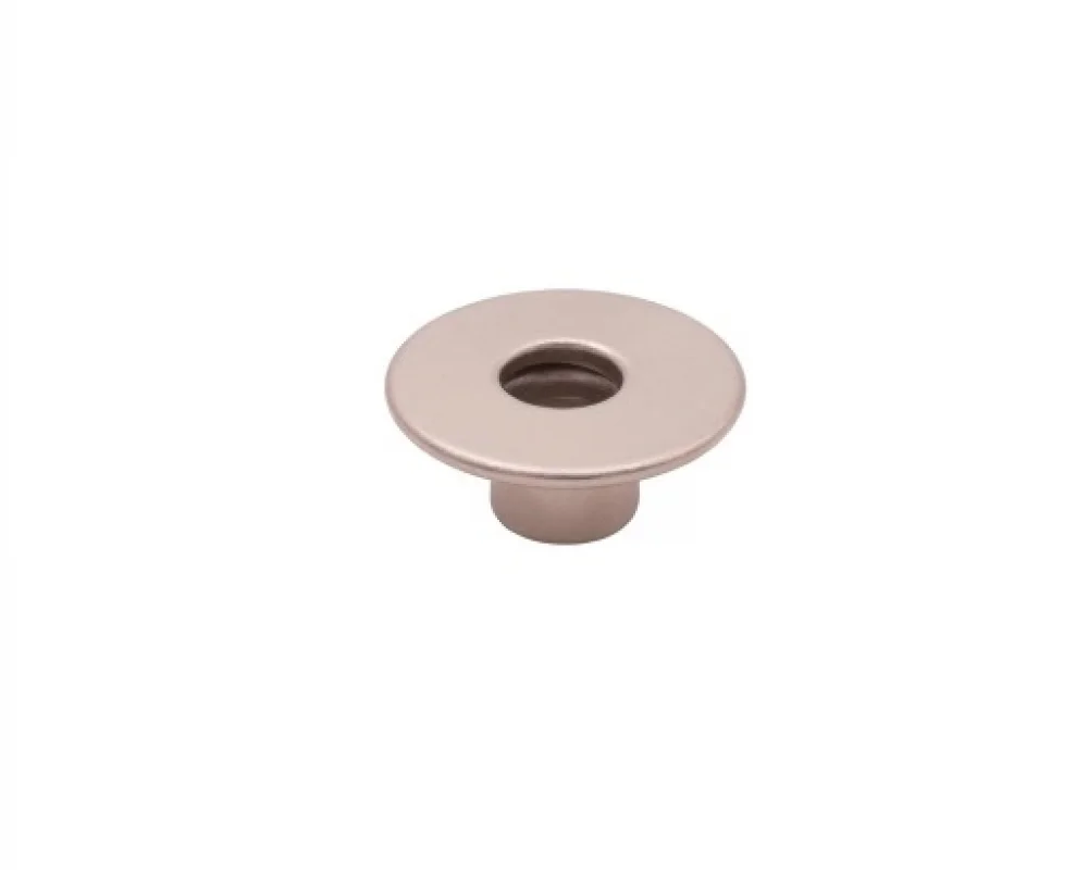 17 mm Stainless Steel Perforated Fixed Jeans Button (Mgn Kp-As) - Copper Tin