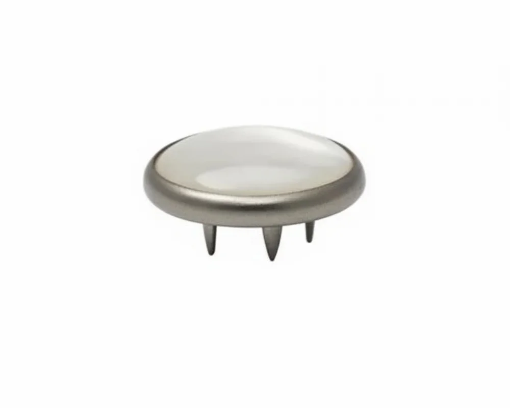 17 Mm Sedef Kafa Şeffaf Parça Klikıt Çıtçıt - Kalay