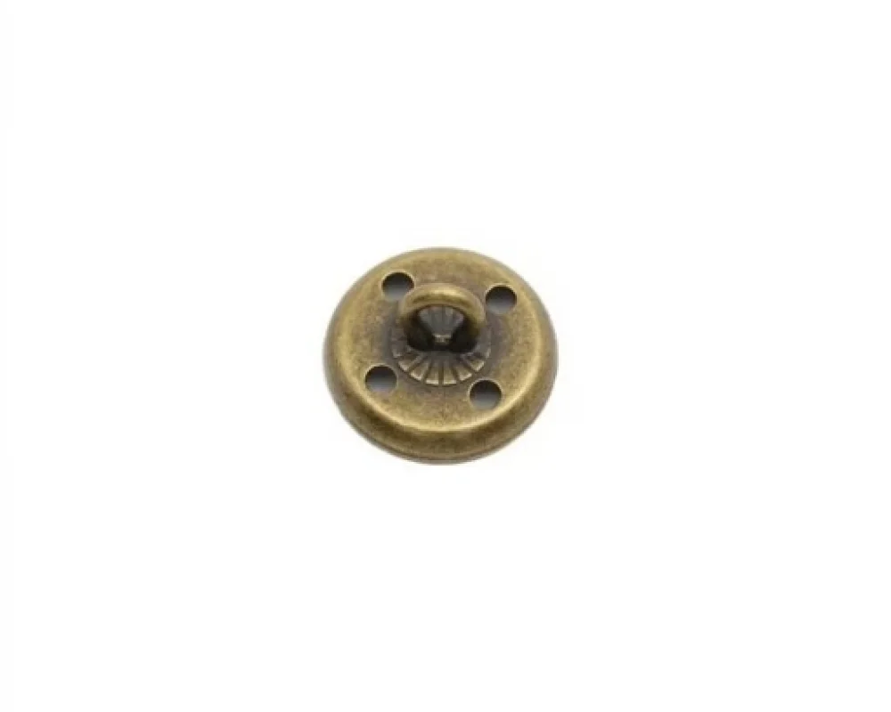 20.3 Mm Tel Ayak Düğme Çanak - Antik Sarı