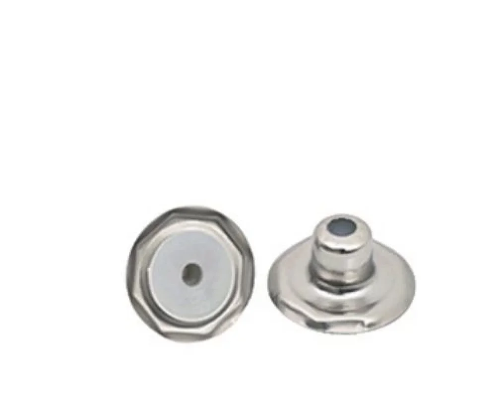 20 Mm Paslanmaz Kot Düğmesi Sabit Çanak Parça Plastikli T2 - Free Nikel