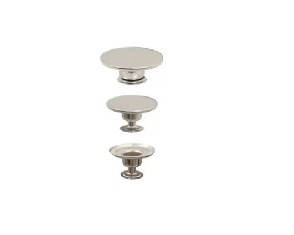 20 Mm Paslanmaz Oynar Kot Düğmesi (Mgn Kp-As) - Antik Sarı