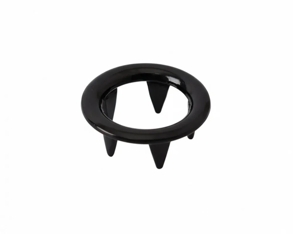 6.8 Mm Prong Snap Button Prong Part - Siyah Nikel*