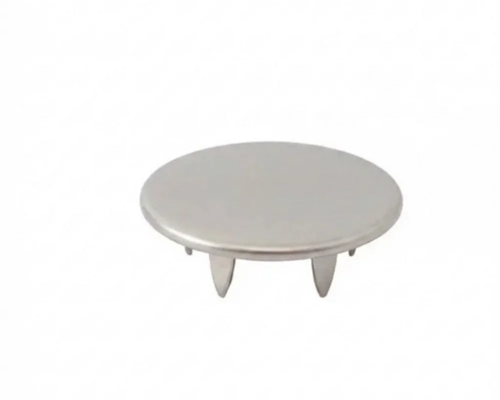 10 Mm Prong Snap Button Long Cap Part - Mat Free Nikel