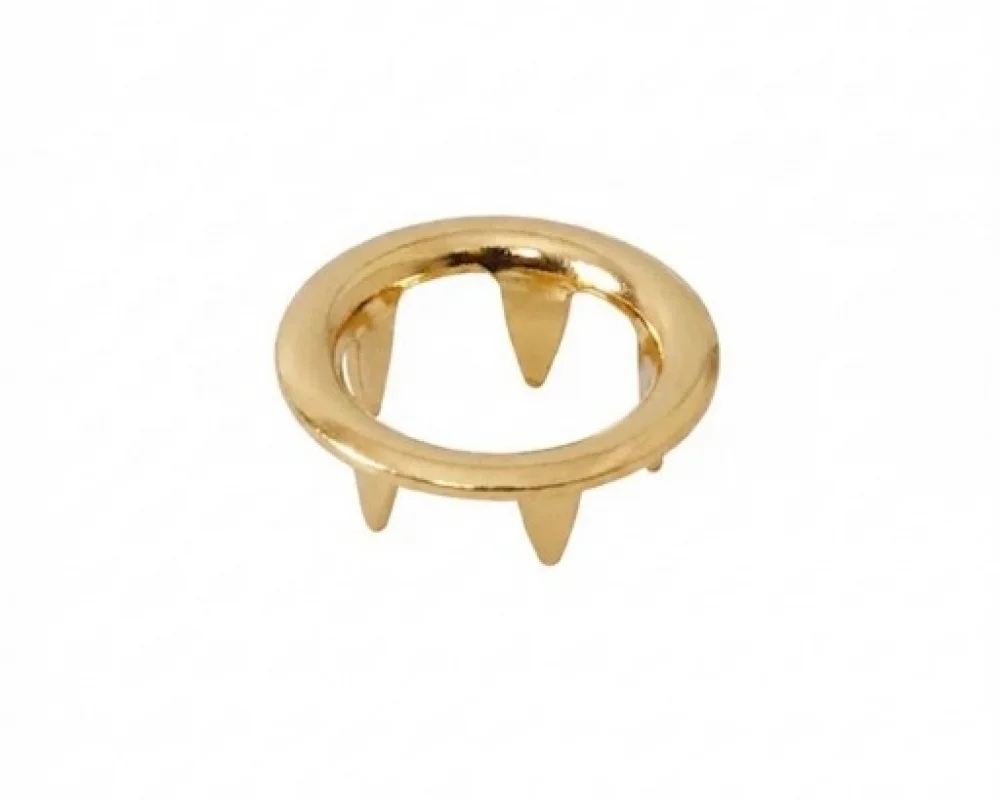 10.5 Mm Prong Snap Button Prong Part - Sıcak Sarı Free Nikel