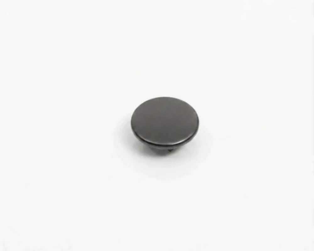 11.5 Mm Prong Snap Button Flat Cap Part - Siyah Free Nikel