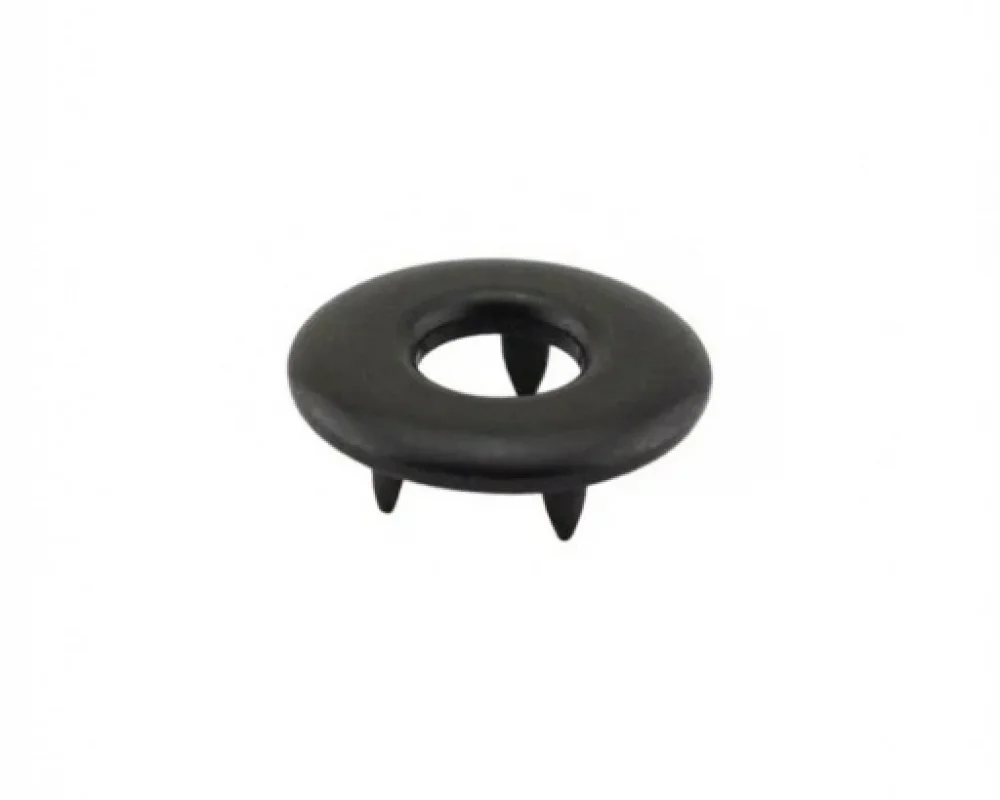 11.5 Mm Prong Snap Button Hollow Cap Part - Avrupa Siyah Oksit