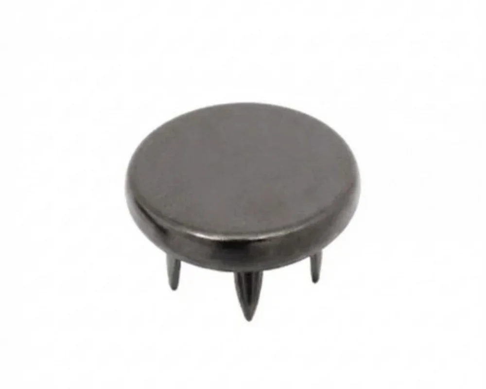 11.5 Mm Coin Cap Prong Snap Button Parça Klikıt Çıtçıt - Siyah Free Nikel