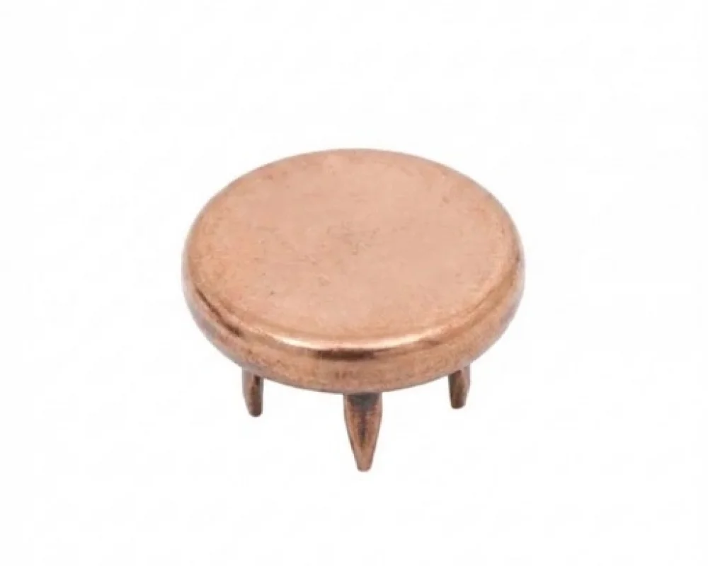 11.5 Mm Coin Cap Prong Snap Button Parça Klikıt Çıtçıt - Bakır Oksit