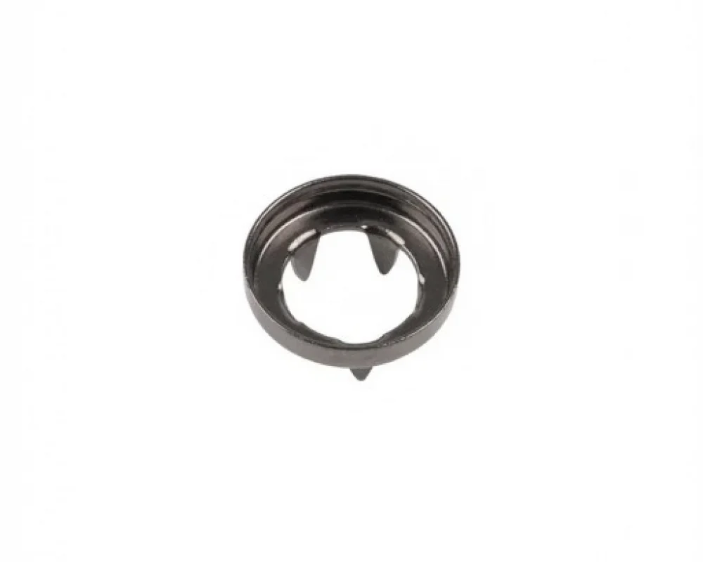 17 Mm Prong Snap Button Open Prong - Siyah Free Nikel