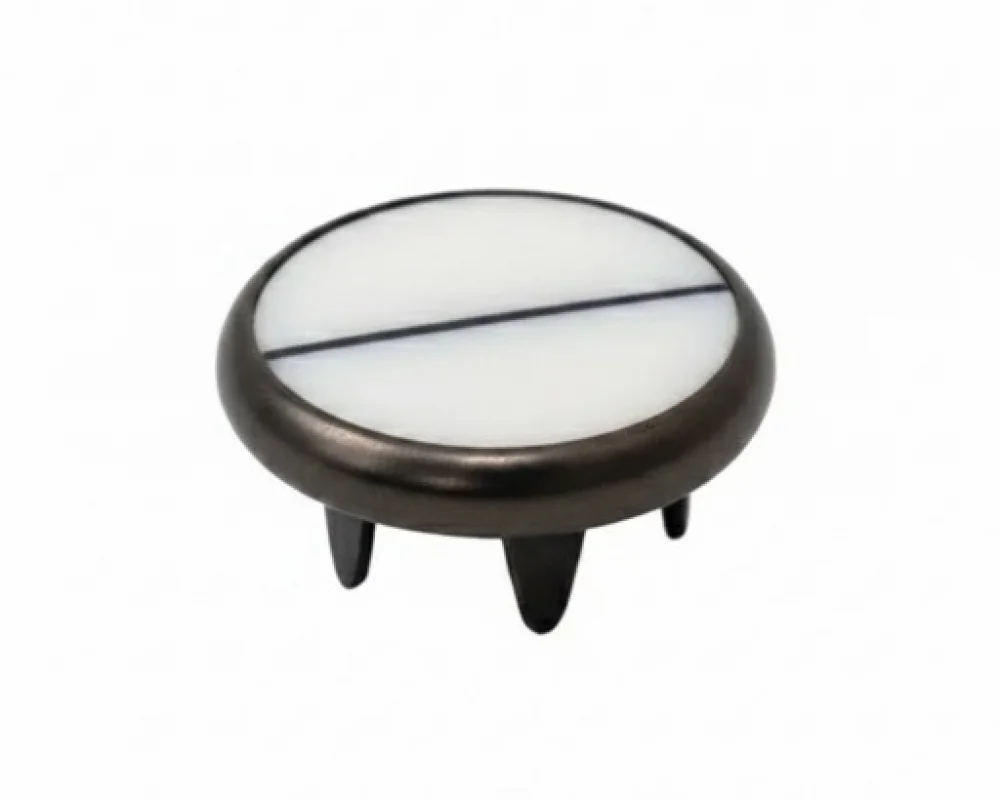 11.5 Mm Prong Snap Button Pearl Cap Part - Siyah Free Nikel