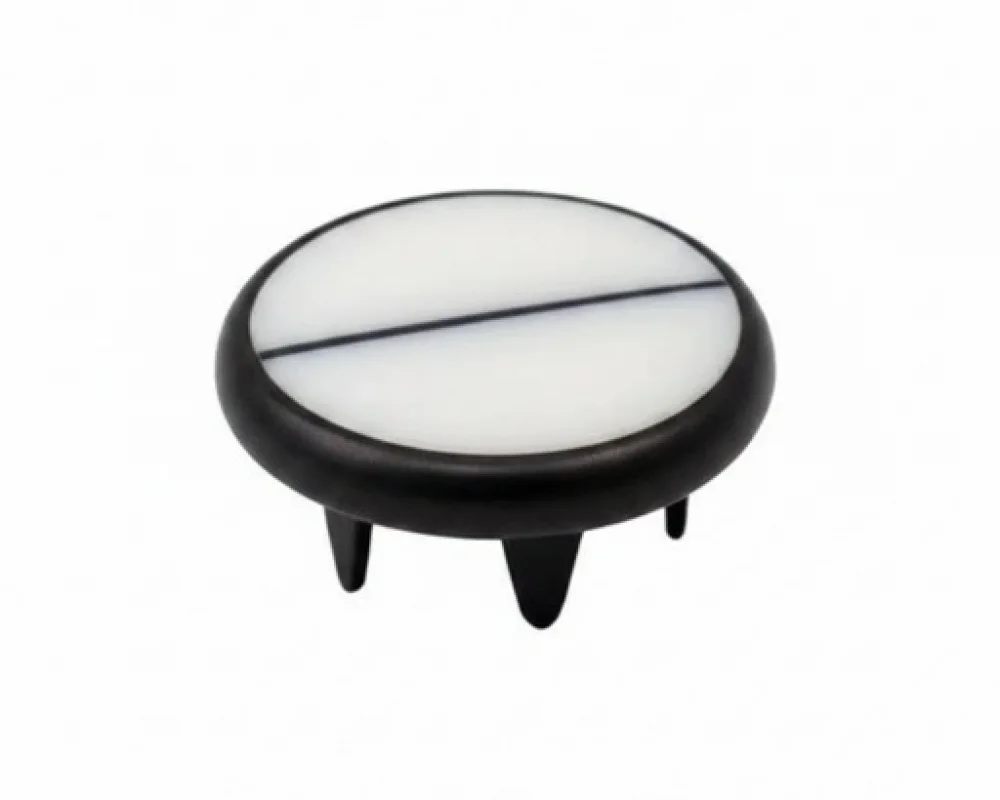 11.5 Mm Prong Snap Button Pearl Cap Part - Avrupa Siyah Oksit