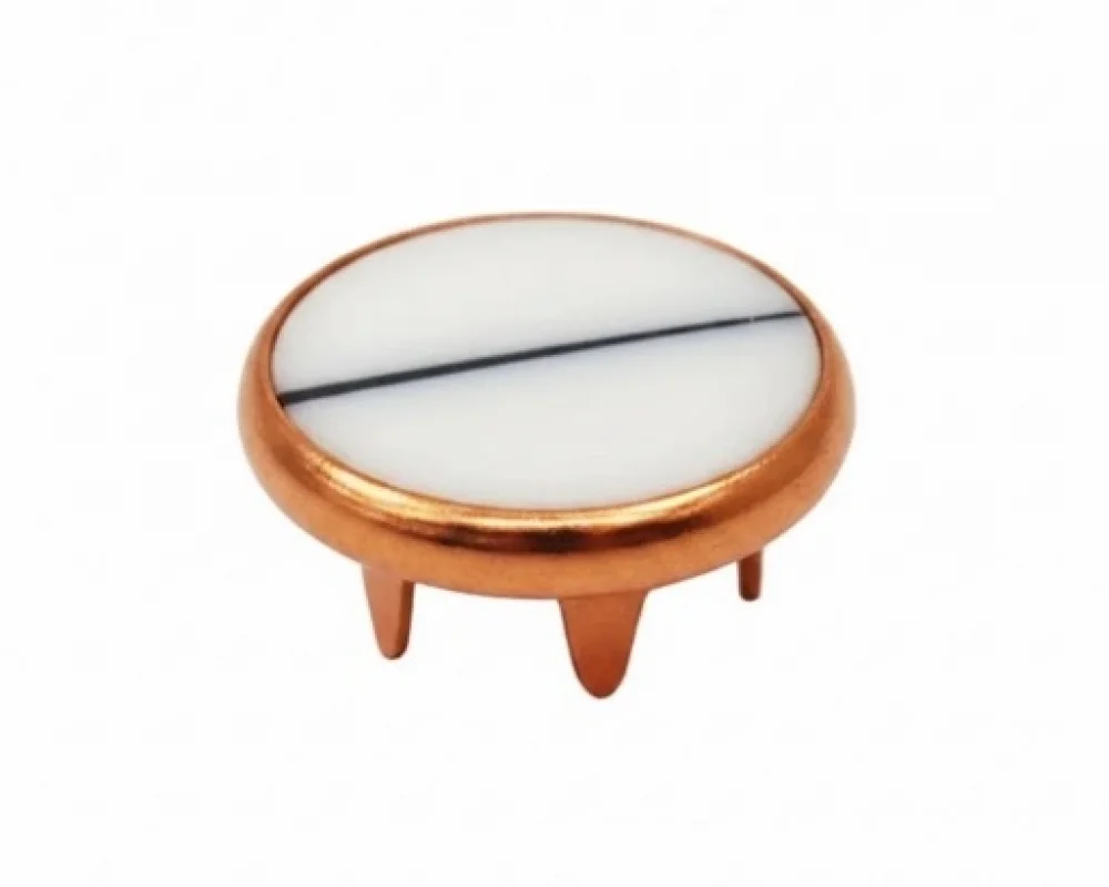 11.5 Mm Prong Snap Button Pearl Cap Part - Bakır