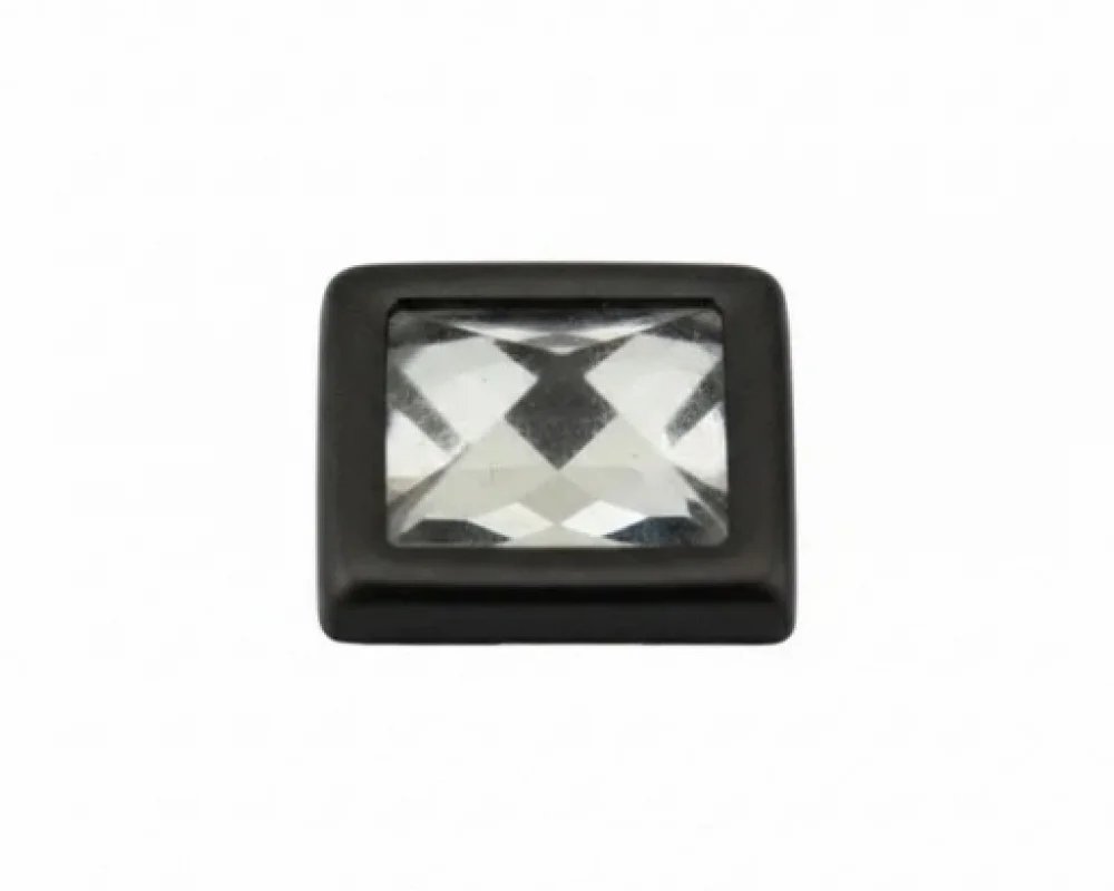 11X11 Mm Prong Snap Button Square Acrylıc Cap - Avrupa Siyah Oksit