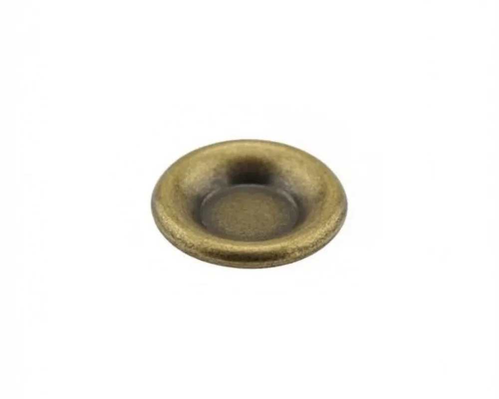 10.5 Mm Prong Snap Button Washer Part - Antik Sarı