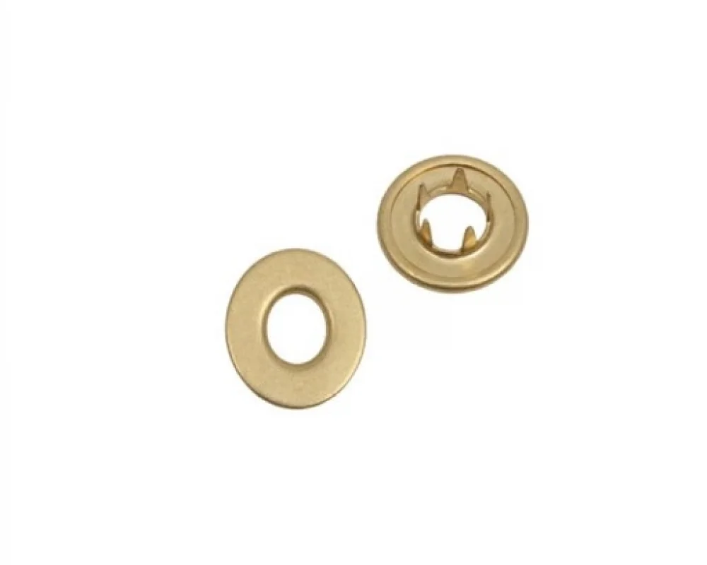 16 Mm Prong Snap Button Hollow Cap Part (10.5 Mm Kesicili) - Ham
