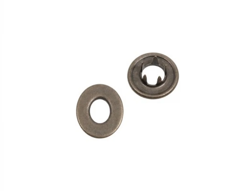 16 Mm Prong Snap Button Hollow Cap Part (10.5 Mm Kesicili) - Kalay Oksit