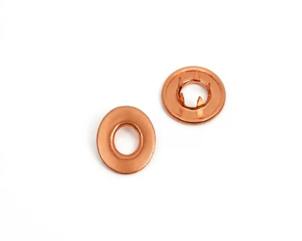 16 Mm Prong Snap Button Hollow Cap Part (10.5 Mm Kesicili) - Bakır