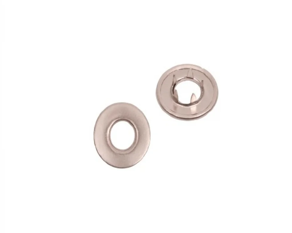 16 Mm Prong Snap Button Hollow Cap Part (10.5 Mm Kesicili) - Bakırlı Kalay
