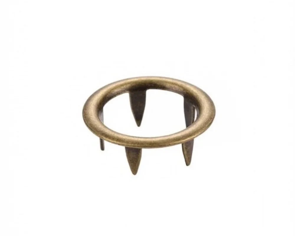 11.5 Mm Prong Snap Button Long Prong Part - Antik Sarı